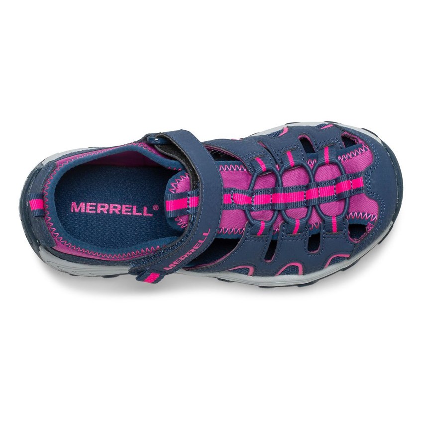 Sandales Merrell Hydro H2O Hiker Bleu Marine/Rose Enfant | X.R.MFSY